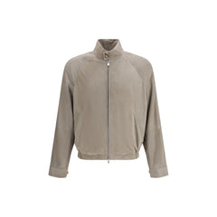 Brunello Cucinelli Bicolor Leather Jacket