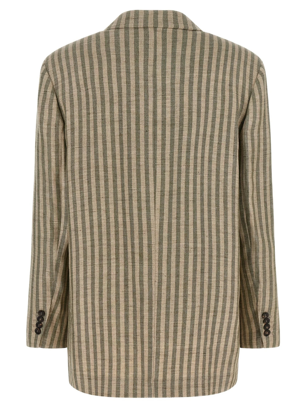 Brunello Cucinelli Bicolor Linen Blazer