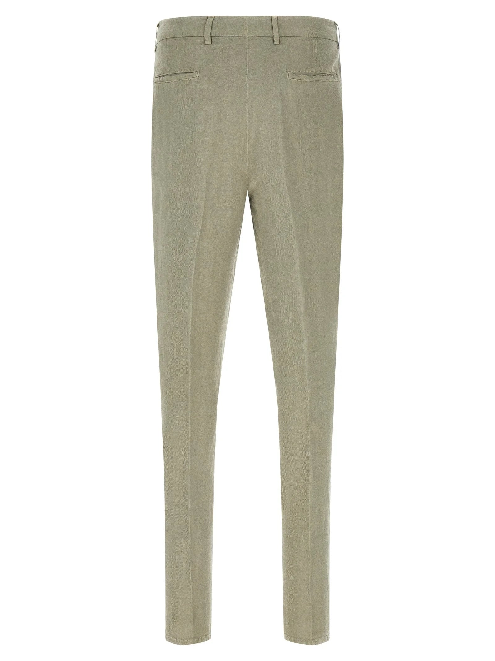 Brunello Cucinelli Bicolor Linen Casual Pants