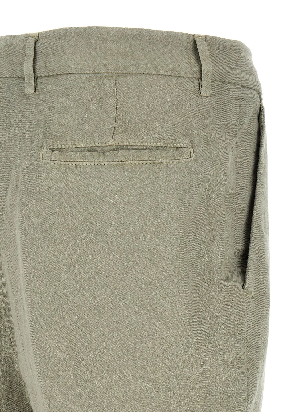 Brunello Cucinelli Bicolor Linen Casual Pants