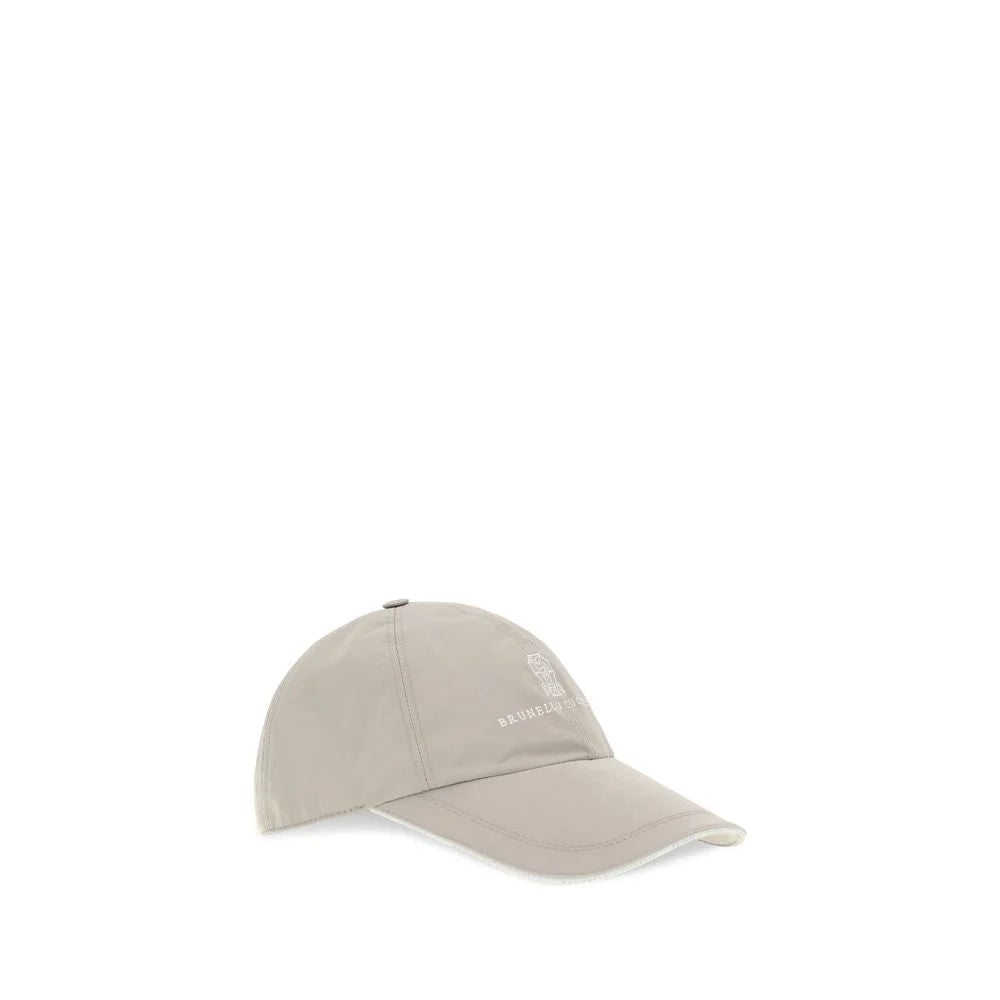 Brunello Cucinelli Bicolor Polyester Cap (Baseball Hat)