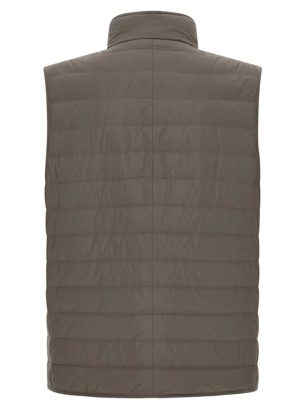 Brunello Cucinelli Bicolor Polyester Sleeveless Jacket