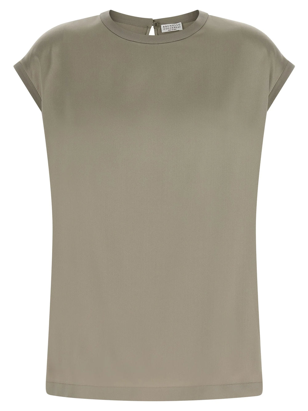 Brunello Cucinelli Bicolor Silk Blouse