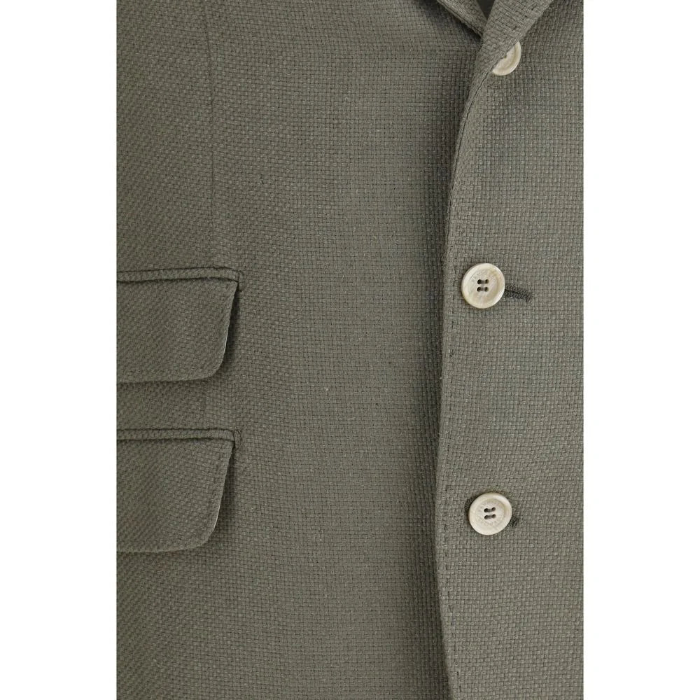 Brunello Cucinelli Bicolor Silk Coat