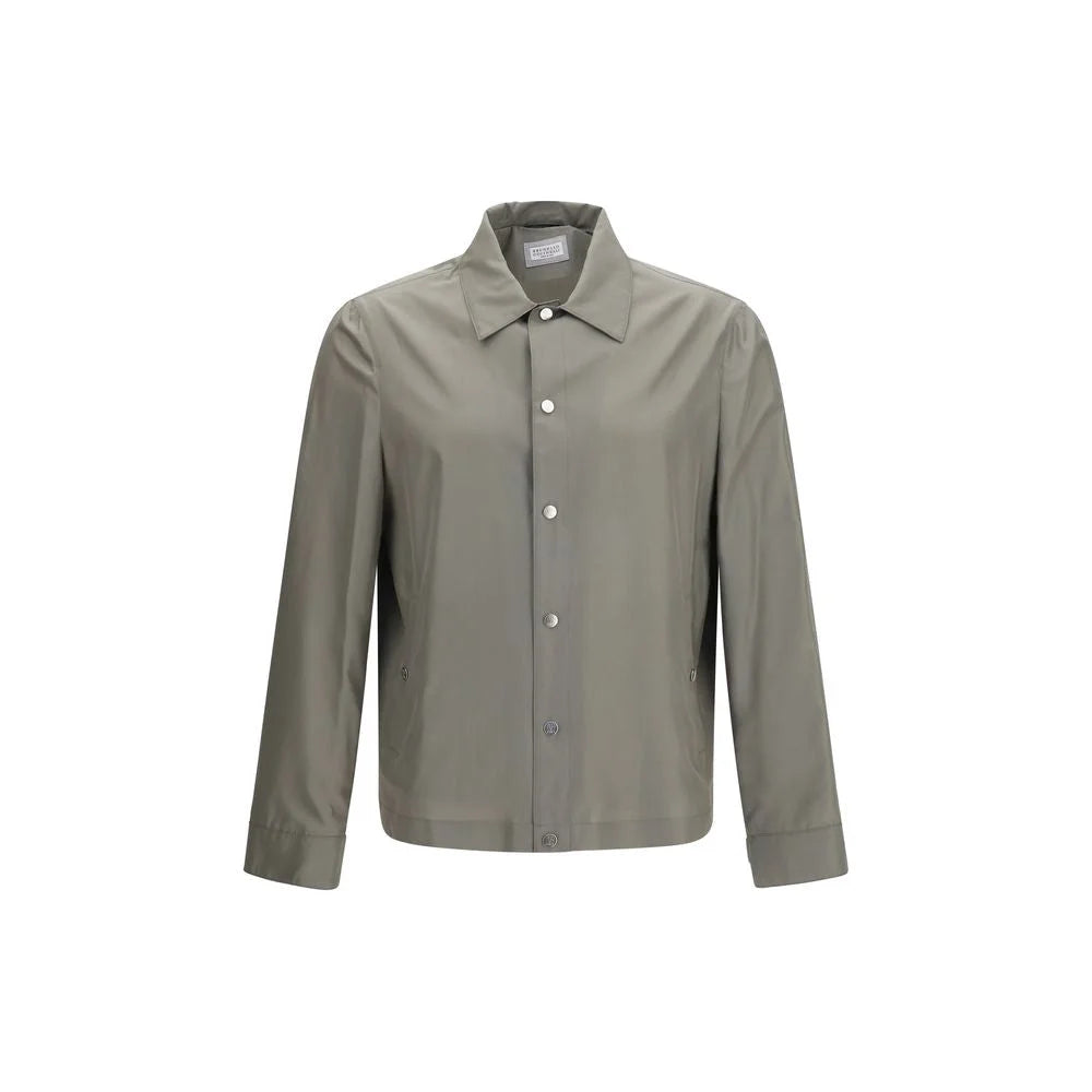Brunello Cucinelli Bicolor Silk Jacket