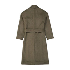 Brunello Cucinelli Bicolor Wool Coat - 44