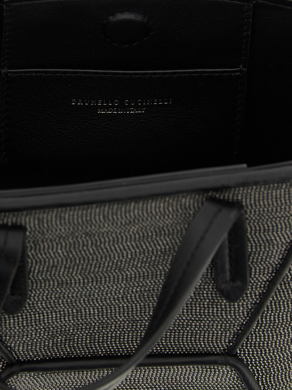 Brunello Cucinelli Black Brass Handbag