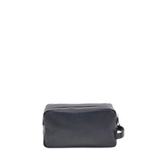 Brunello Cucinelli Black Calf Leather Bos Taurus Airpod Holder