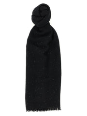 Brunello Cucinelli Black Cashmere Scarf