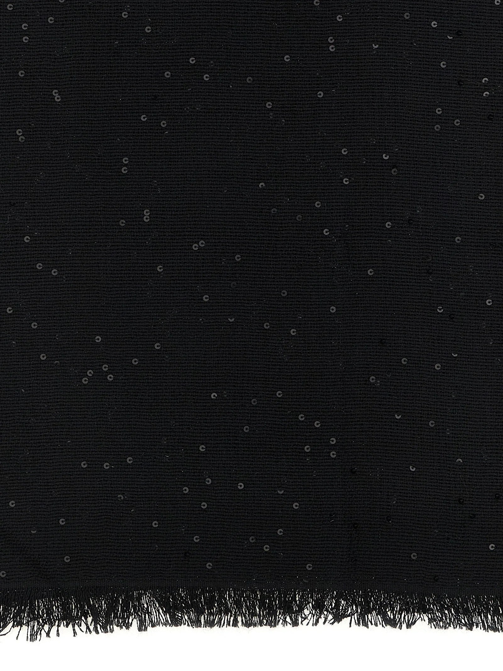 Brunello Cucinelli Black Cashmere Scarf