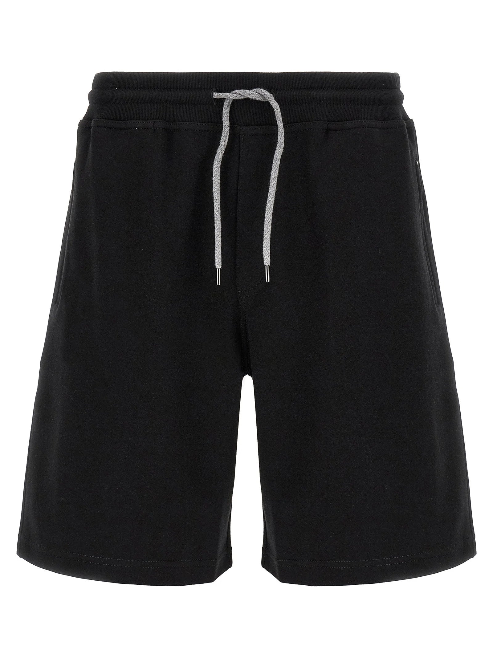 Brunello Cucinelli Black Cotton Bermuda Shorts - XXL