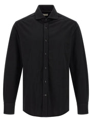 Brunello Cucinelli Black Cotton Blouse