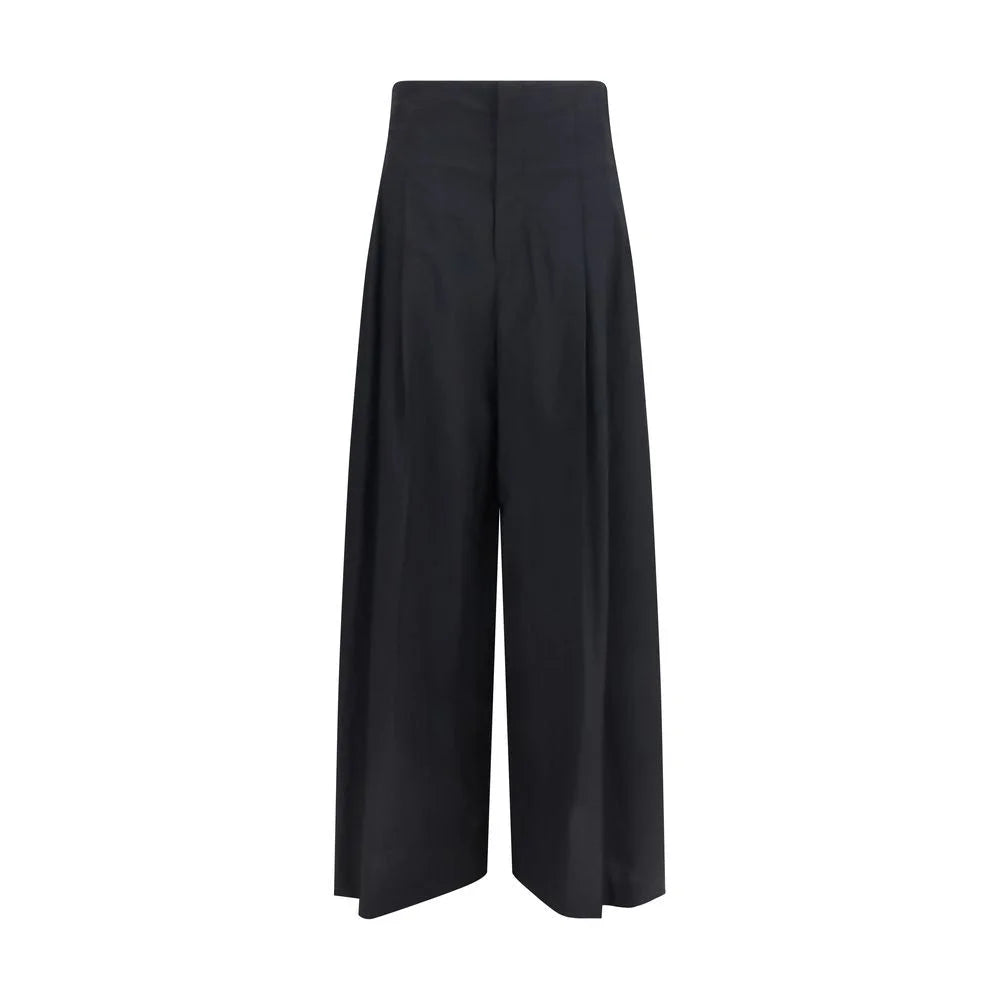 Brunello Cucinelli Black Cotton Casual Pants