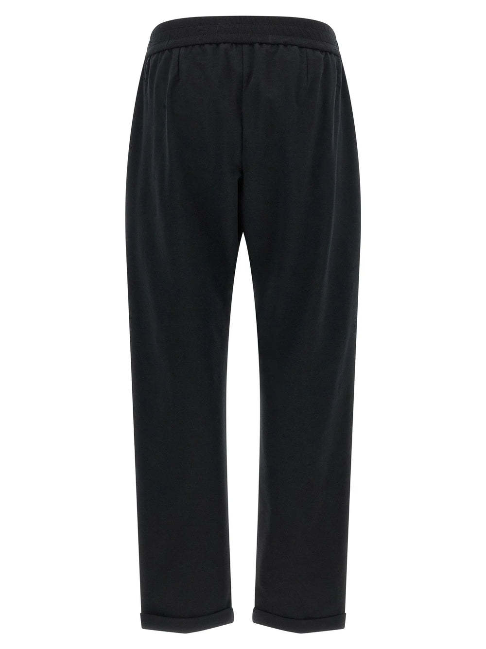 Brunello Cucinelli Black Cotton Joggers (Workout Pants)