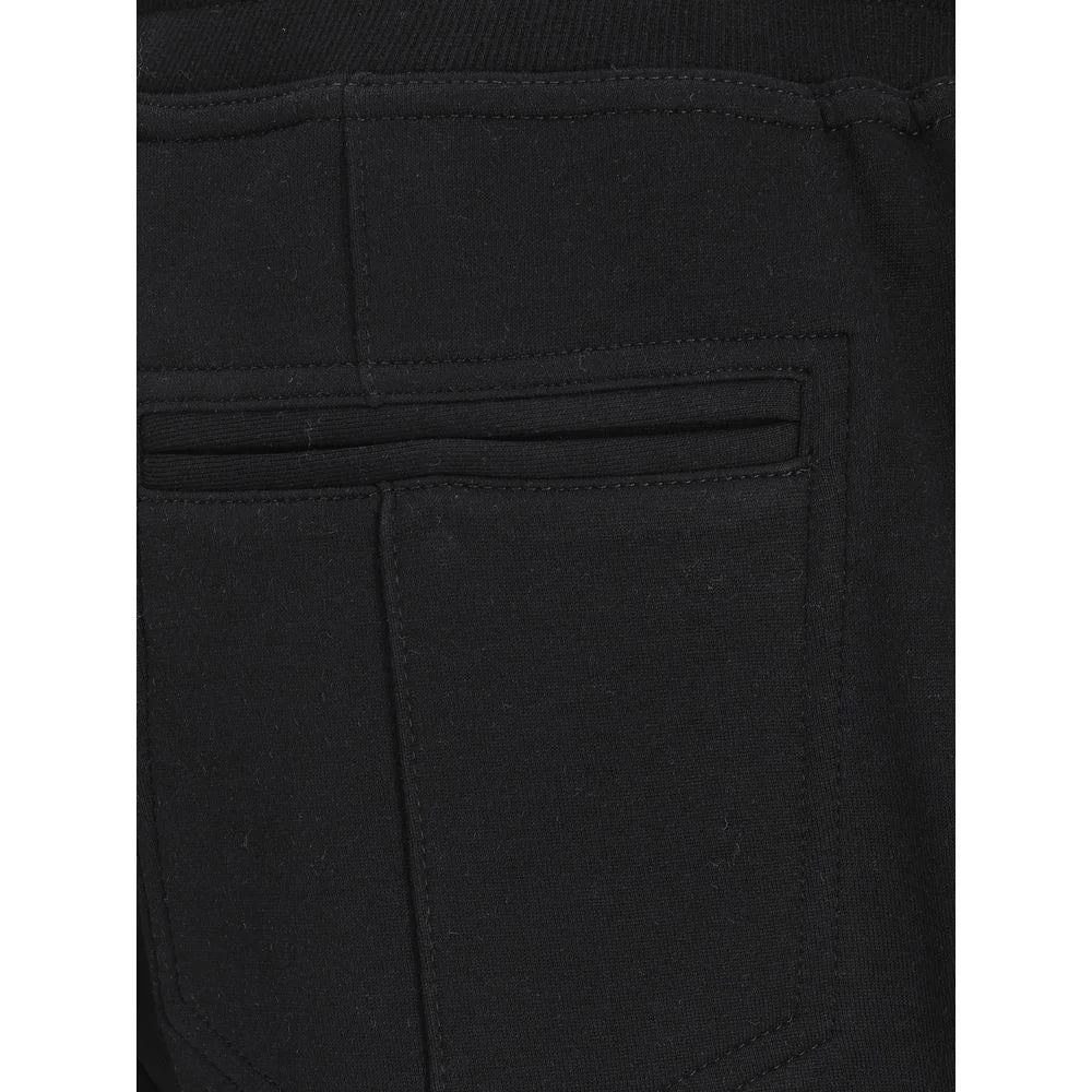 Brunello Cucinelli Black Cotton Joggers (Workout Pants)