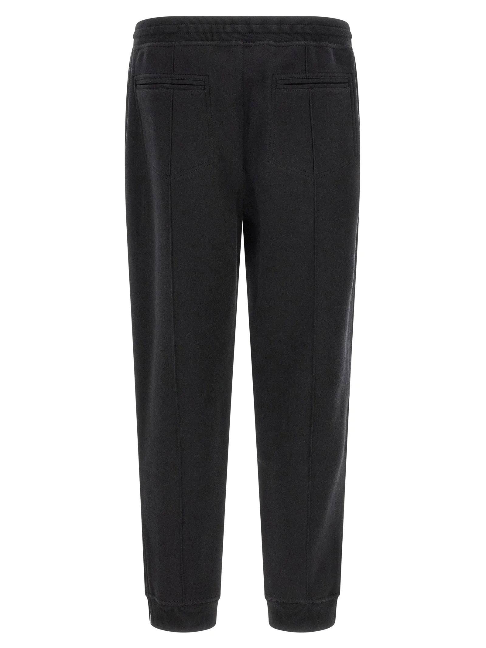 Brunello Cucinelli Black Cotton Joggers (Workout Pants)