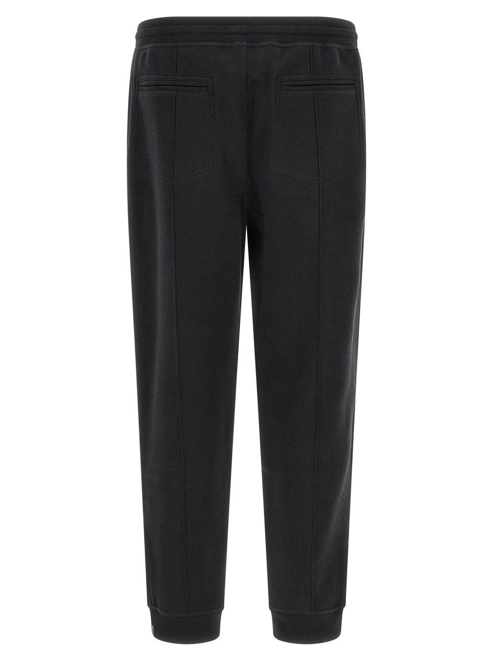 Brunello Cucinelli Black Cotton Joggers (Workout Pants)