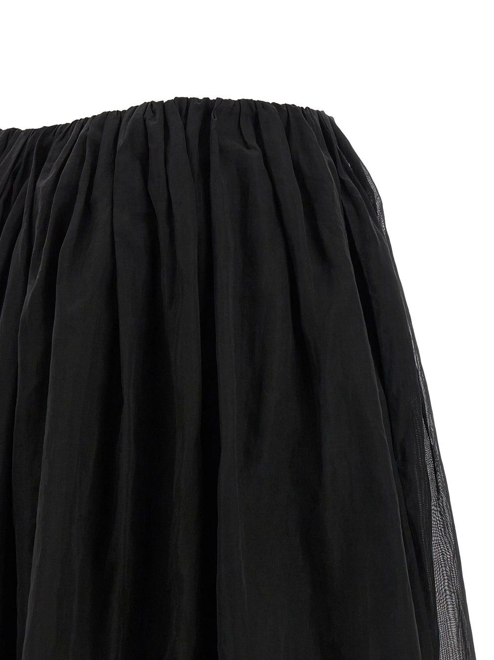 Brunello Cucinelli Black Cotton Mini Skirt