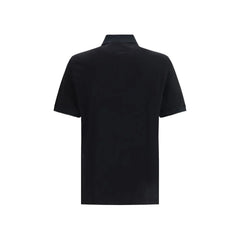 Brunello Cucinelli Black Cotton Polo Shirt