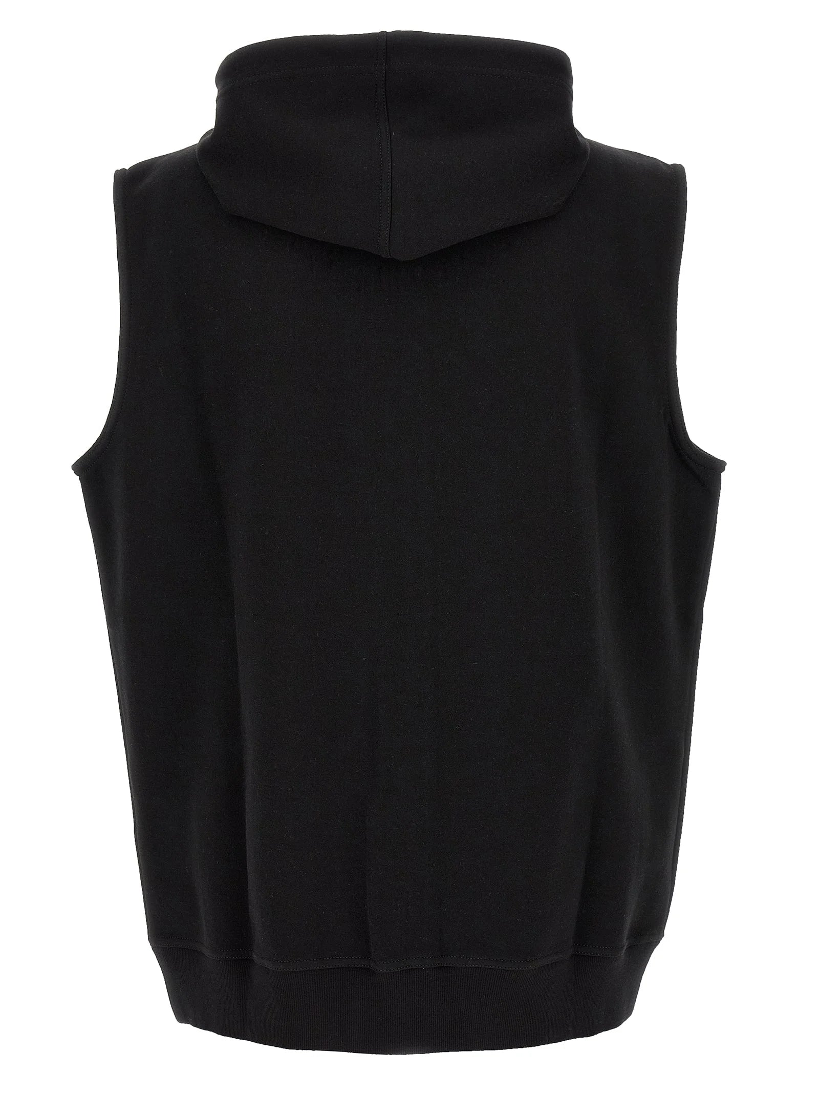 Brunello Cucinelli Black Cotton Sleeveless Jacket