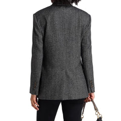 Brunello Cucinelli Black Elastane Blazer