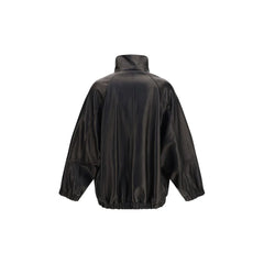 Brunello Cucinelli Black Lamb Ovis Aries Aries Leather Jacket - IT40 | M