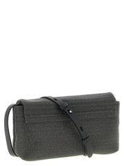 Brunello Cucinelli Black Leather Clutch Bag