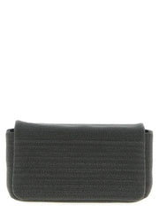 Brunello Cucinelli Black Leather Clutch Bag