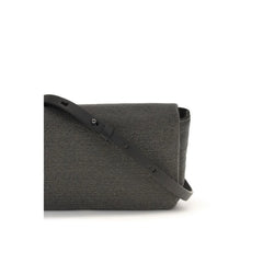 Brunello Cucinelli Black Leather Shoulder Bag