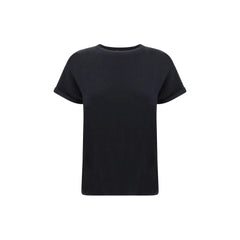 Brunello Cucinelli Black Nylon T-Shirt