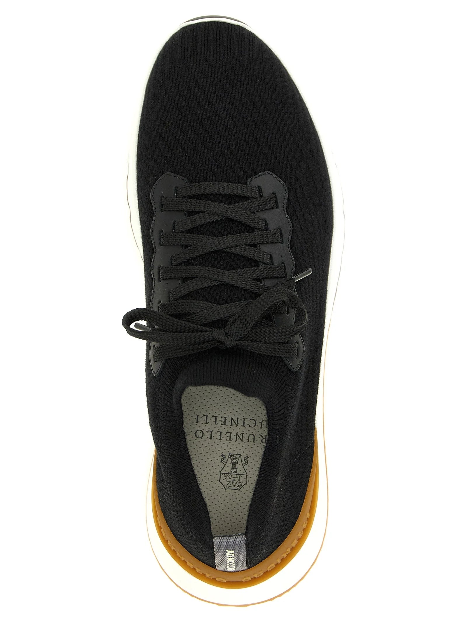 Brunello Cucinelli Black Polyethylene Athletic Sneakers