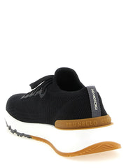 Brunello Cucinelli Black Polyethylene Athletic Sneakers
