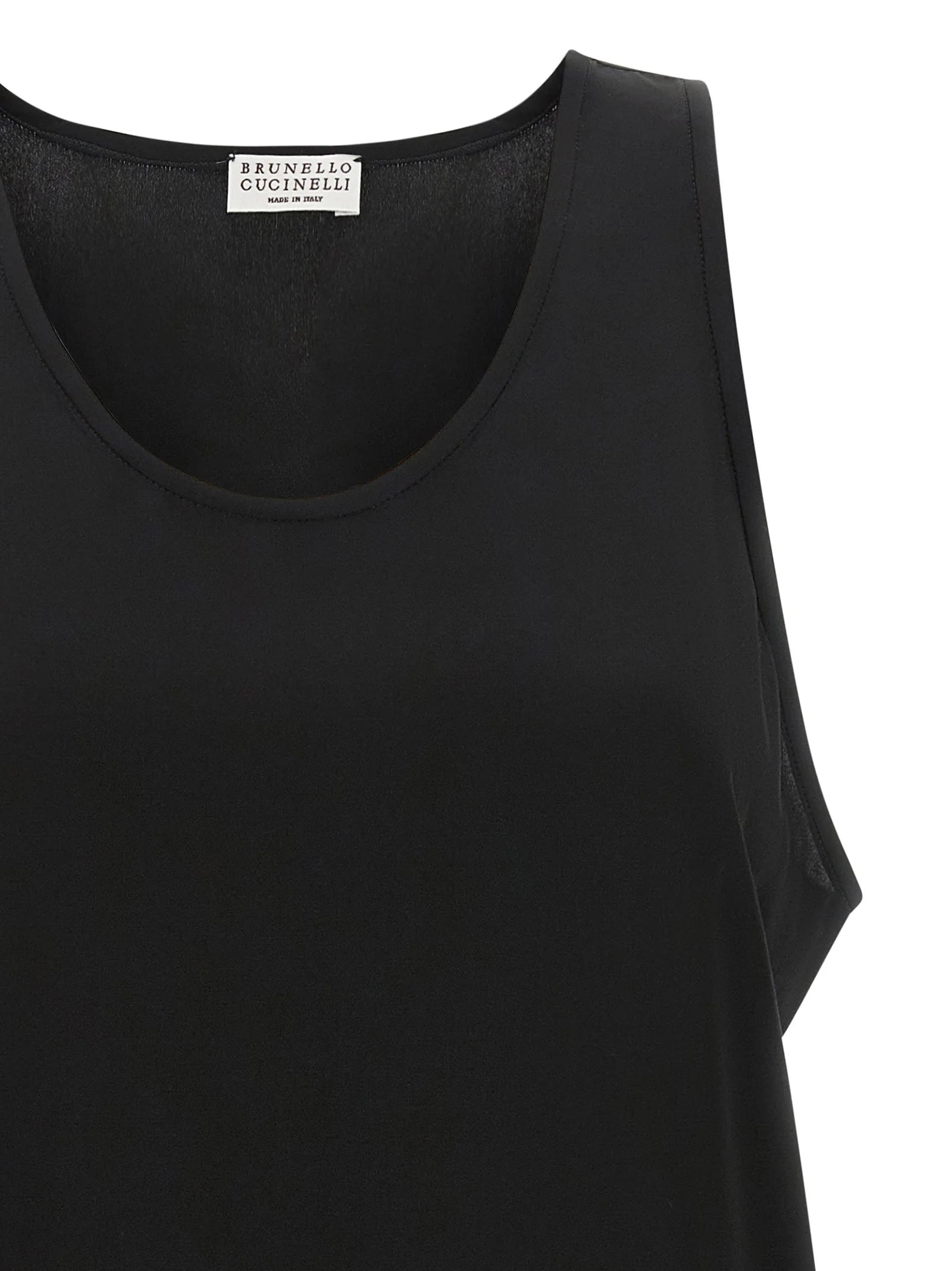 Brunello Cucinelli Black Silk Shirt