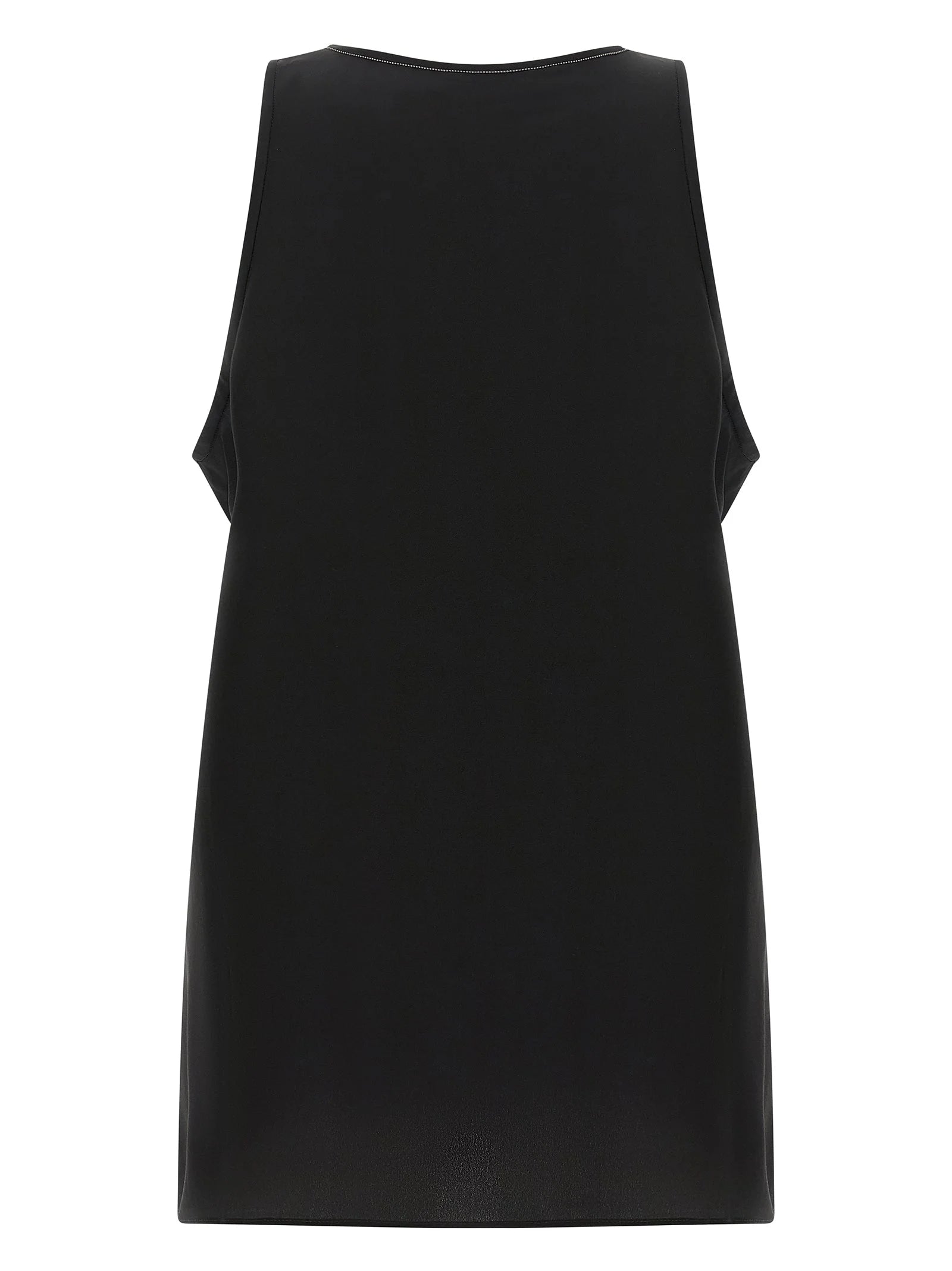 Brunello Cucinelli Black Silk Shirt