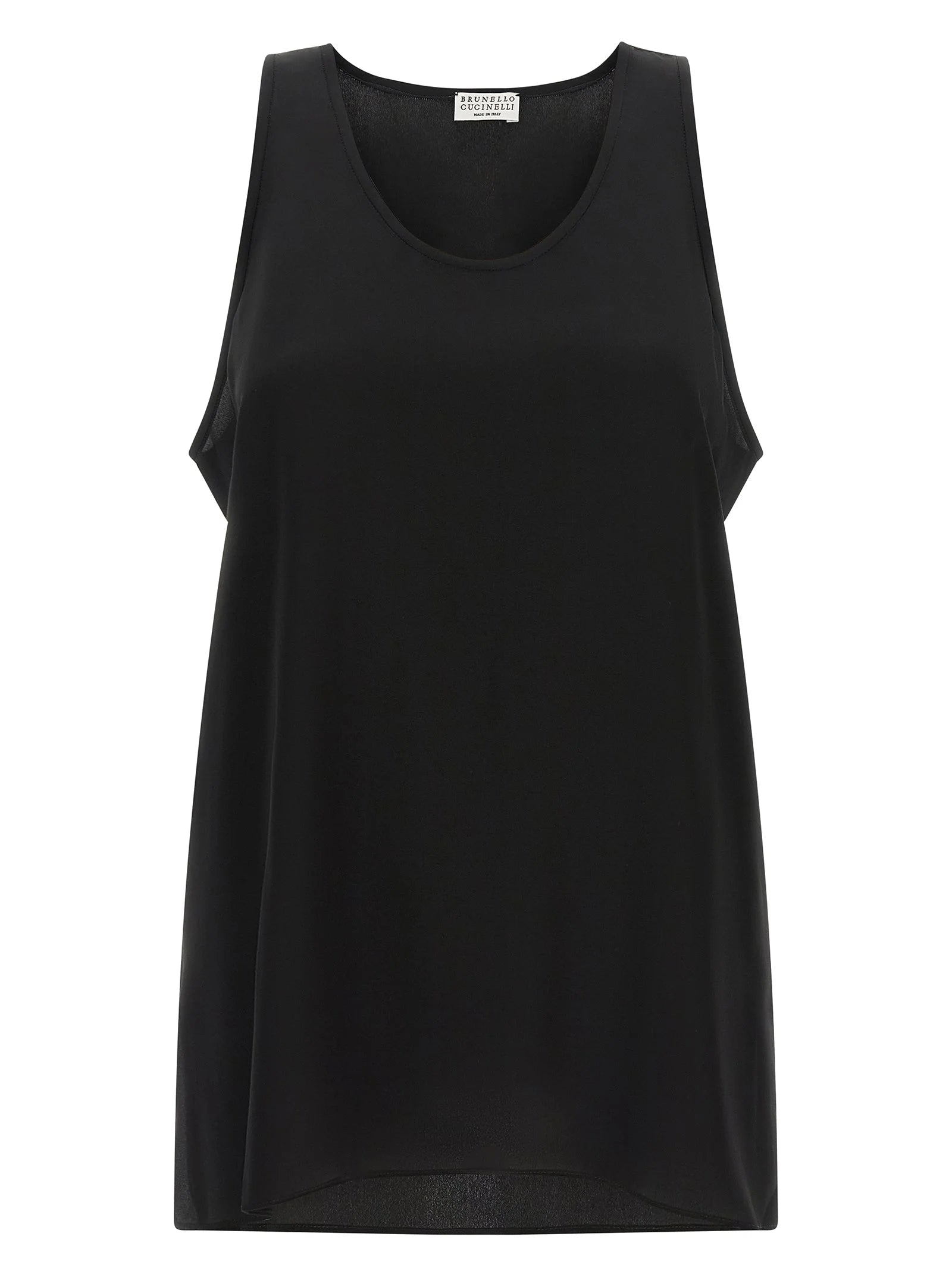 Brunello Cucinelli Black Silk Shirt