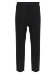 Brunello Cucinelli Black Virgin Wool Dress Pants