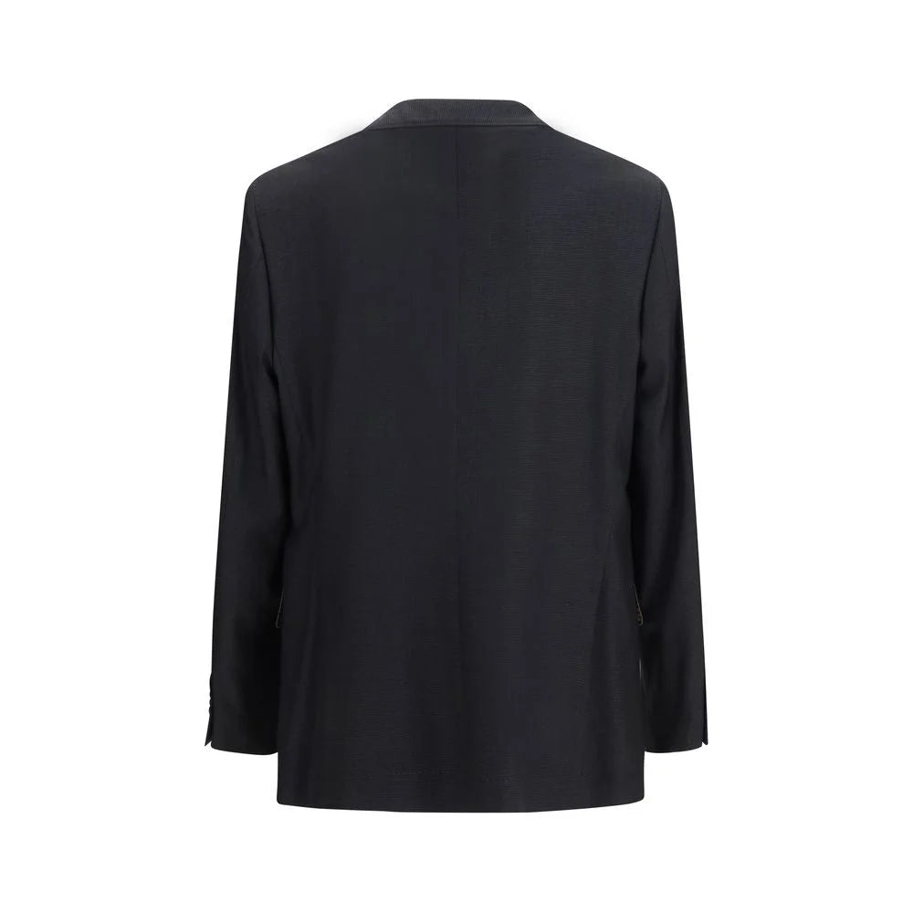 Brunello Cucinelli Black Wool Oves Aries Jacket