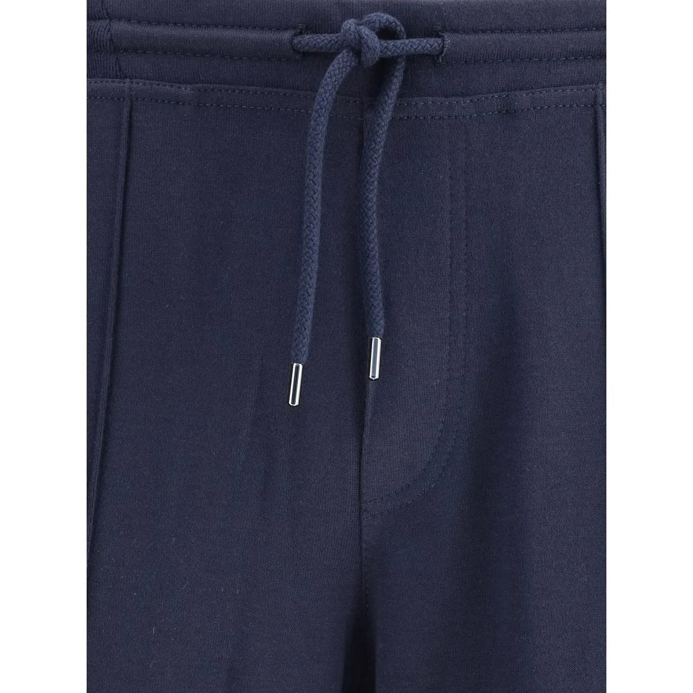 Brunello Cucinelli Blue Cashmere Athletic Pants
