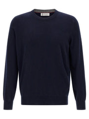 Brunello Cucinelli Blue Cashmere Cardigan