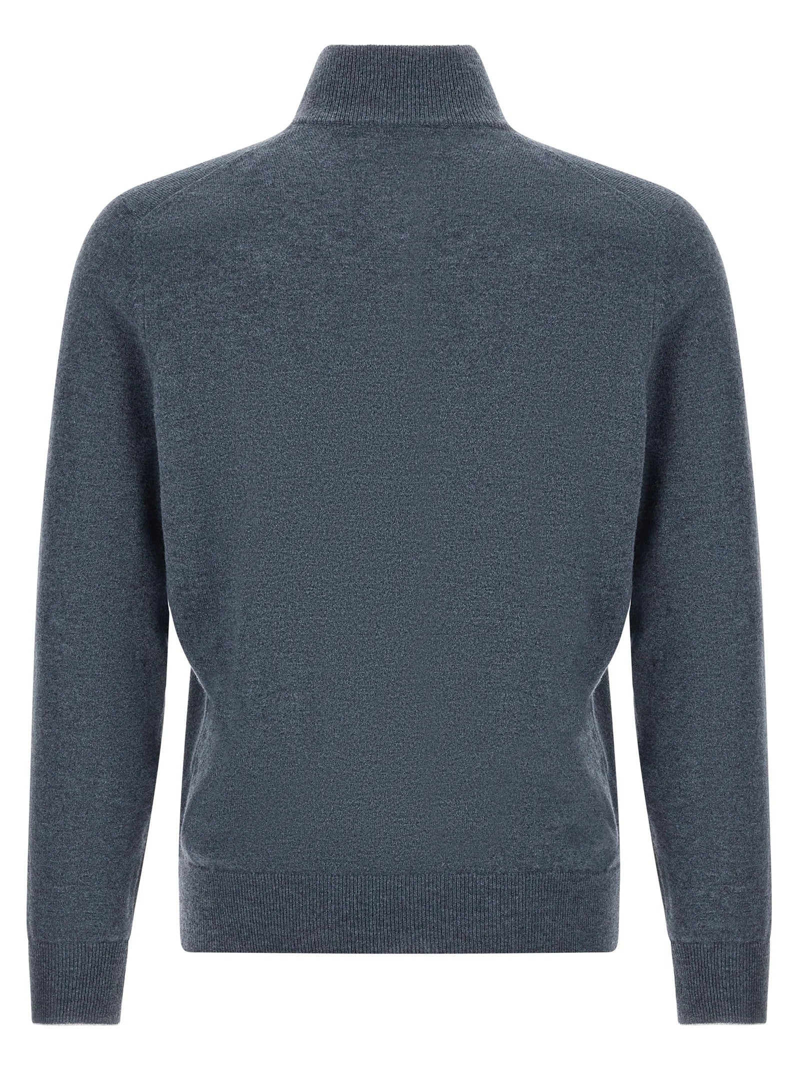 Brunello Cucinelli Blue Cashmere Cardigan