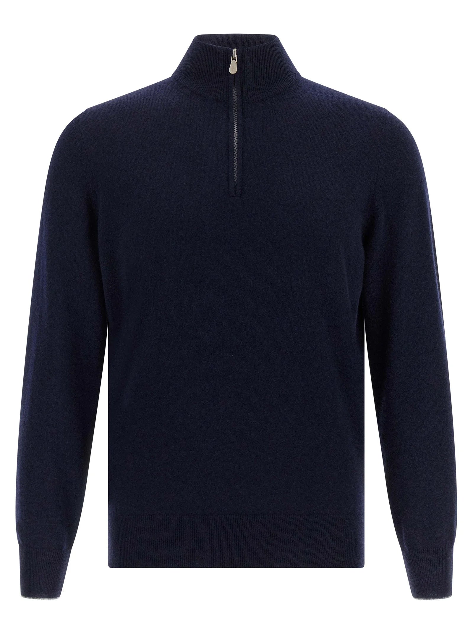 Brunello Cucinelli Blue Cashmere Cardigan