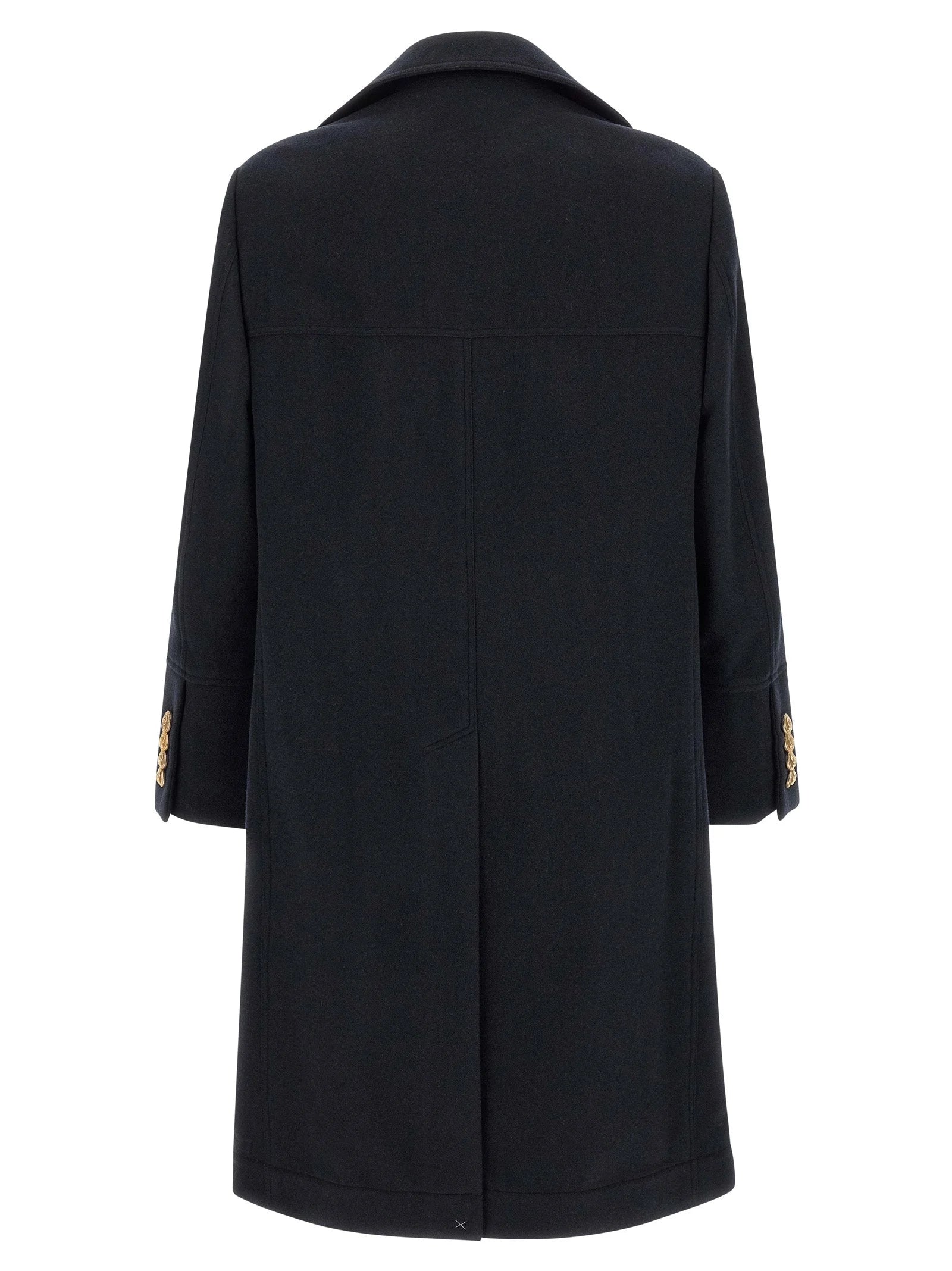 Brunello Cucinelli Blue Cashmere Coat