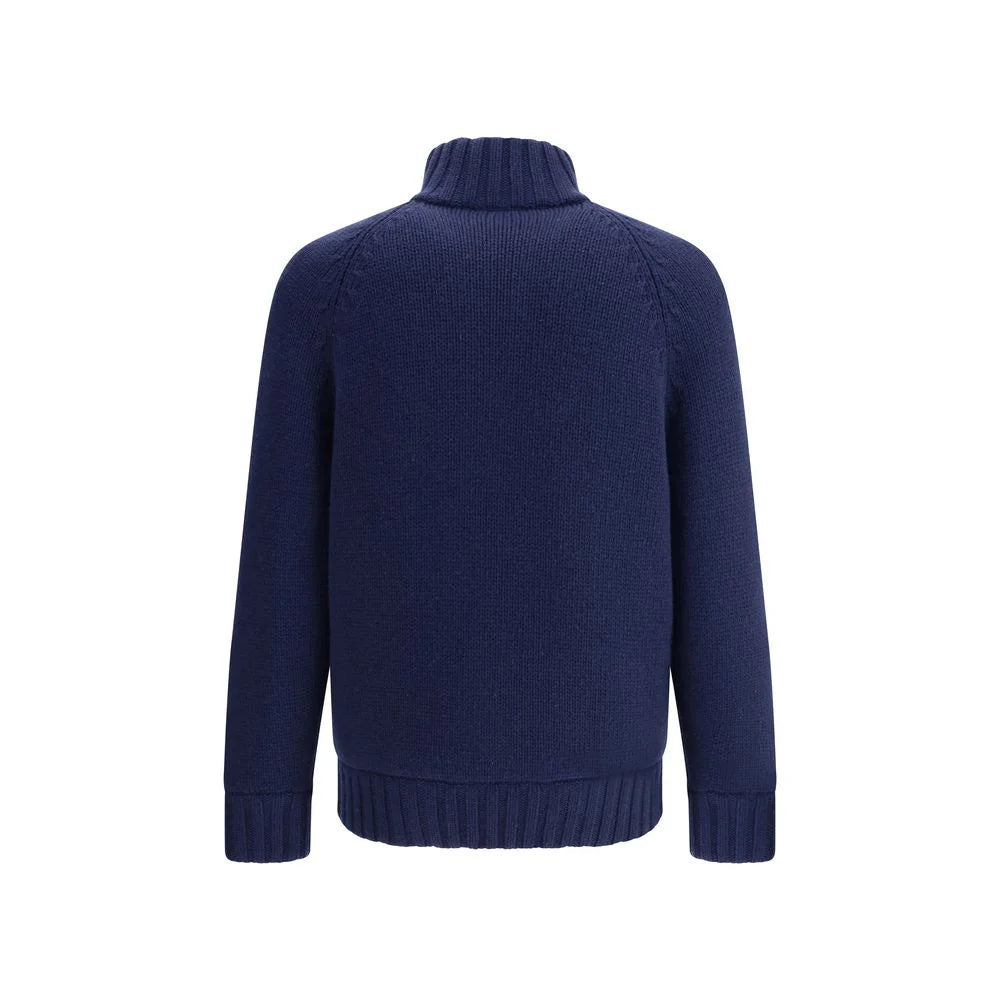 Brunello Cucinelli Blue Cashmere Coat - IT46 | S