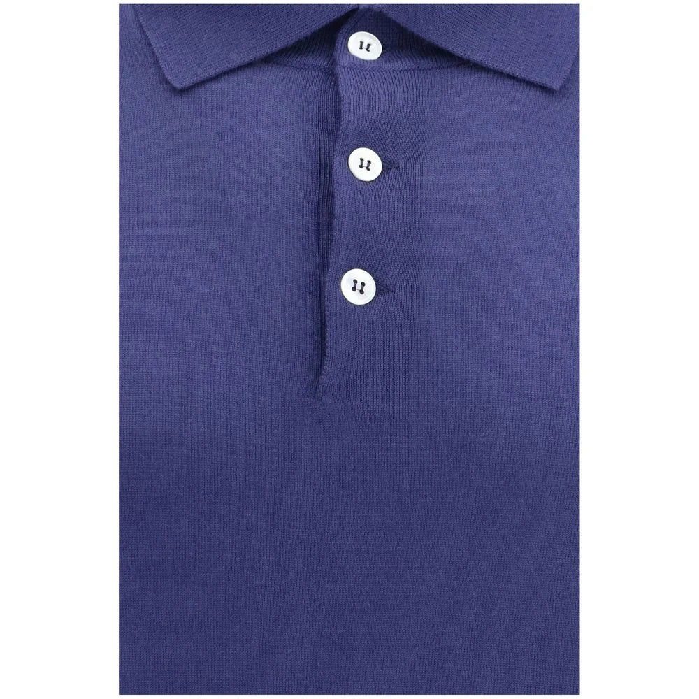 Brunello Cucinelli Blue Cashmere Dress Shirt - Shirts