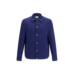 Brunello Cucinelli Blue Cashmere Full-Length Jacket