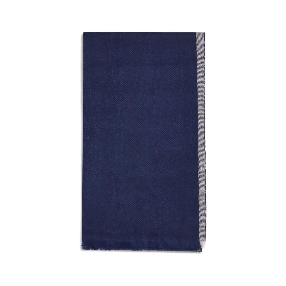 Brunello Cucinelli Blue Cashmere Scarf
