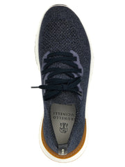 Brunello Cucinelli Blue Cotton Athletic Sneakers - EU 41 | US 8