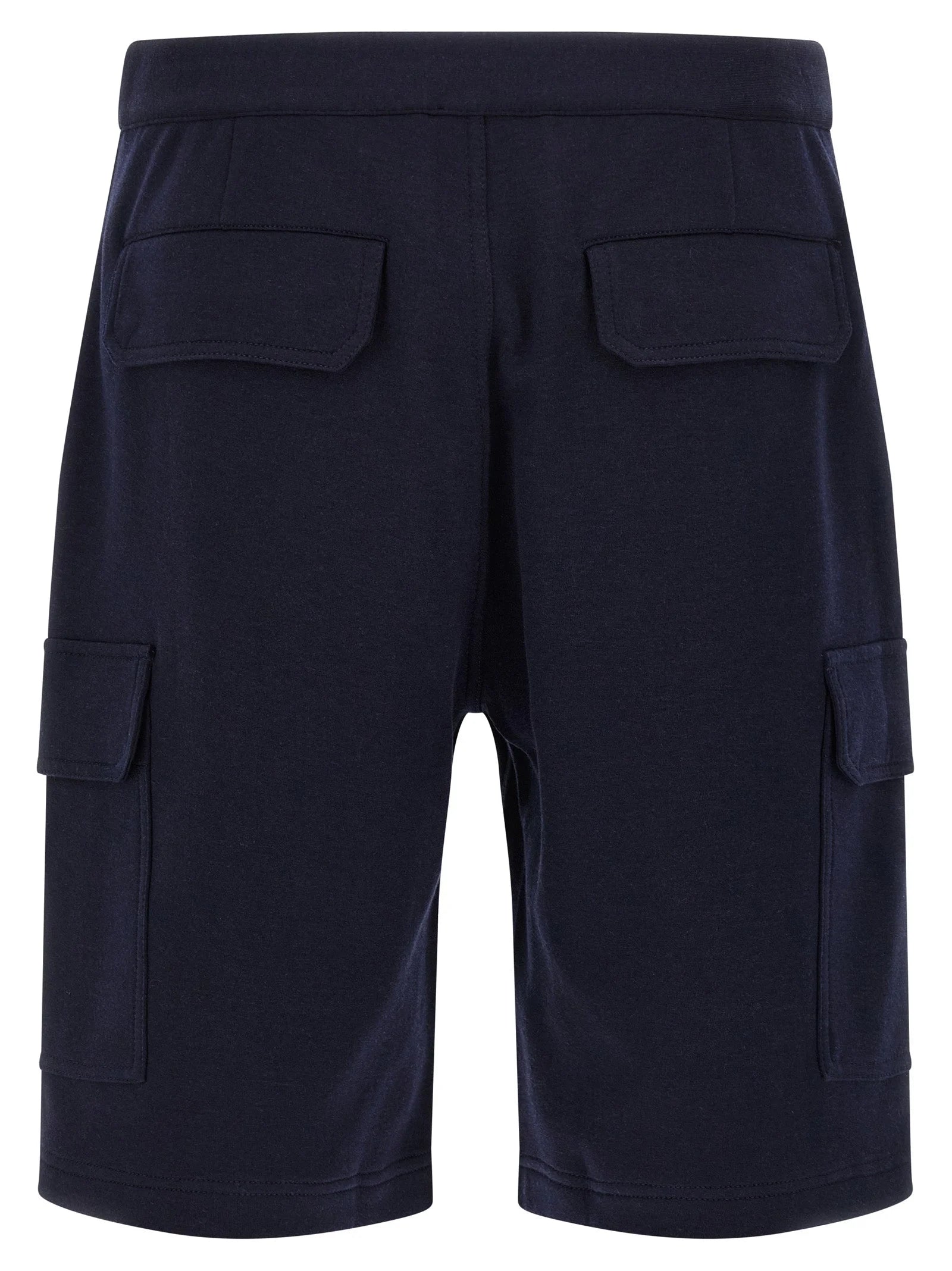 Brunello Cucinelli Blue Cotton Bermuda Shorts
