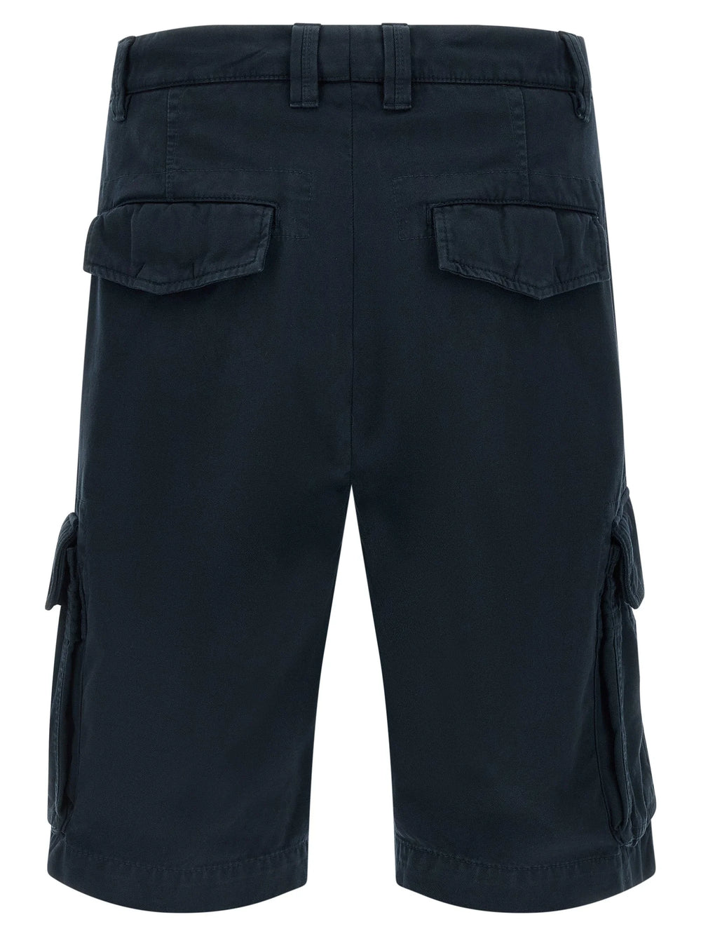 Brunello Cucinelli Blue Cotton Bermuda Shorts