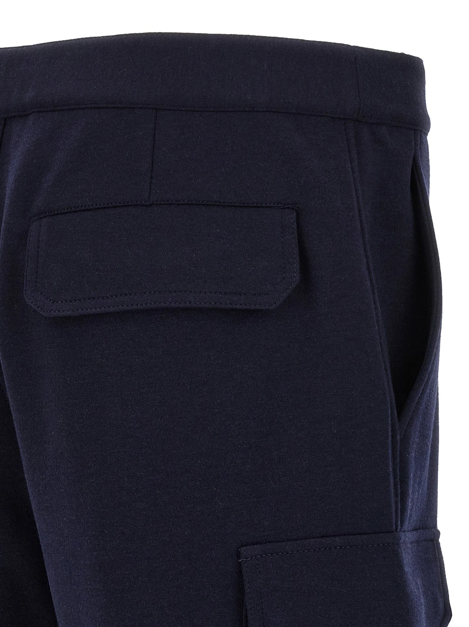 Brunello Cucinelli Blue Cotton Bermuda Shorts